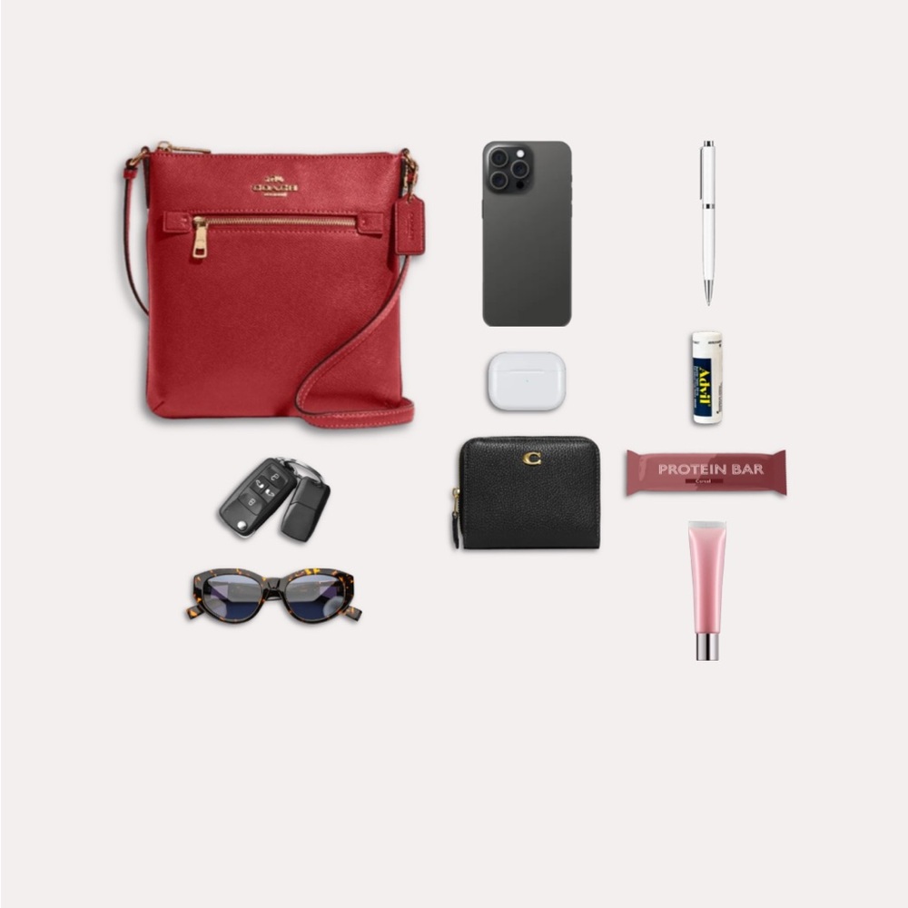Coach Red Crossbody Bag - Picture 7 of 8